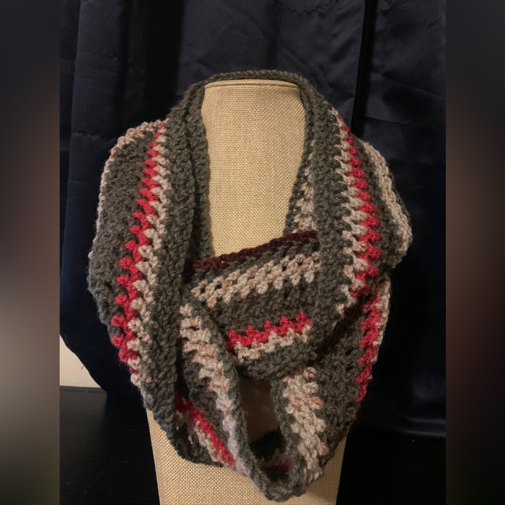 Handmade Crochet Infinity Scarf